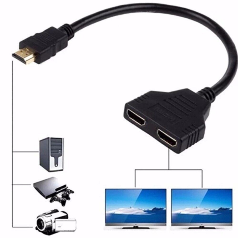 ลดราคา สาย Y HDMI splitter 1 ออก 2 จอ full hd 1080p (สินค้ามีพร้อมส่ง) #ค้นหาเพิ่มเติม ท่นวางโทรศัพท์ Analog To Digital ลำโพงคอม NUBWO PCI Express Card แหล่งจ่ายไฟ PHANTOM