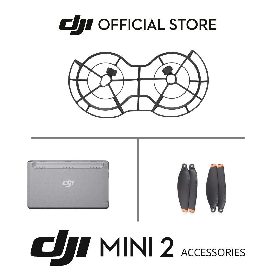 DJI MINI 2  ACCESSORIES (Mini 2 Battery, Propellers (Pair), 360 ํPropeller Guard, Bags,Charging DisplayBase,23 Propeller Holder)  ดีเจไอ อุปกรณ์เสริม รุ่น MINI 2