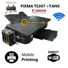 ภาพขนาดย่อของภาพหน้าปกสินค้าเครื่องปริ้น printer TS307 Canon Printer Pixma Wifi/เครื่องพิมพ์ผ่านมือถือ/เครื่องปริ้น/Printer/เครื่องปริ้นท์/พร้อมแท้งค์หมึกประกัน1ปี จากร้าน บจก โซดาปริ้นแอนด์คอม จำกัด บน Lazada