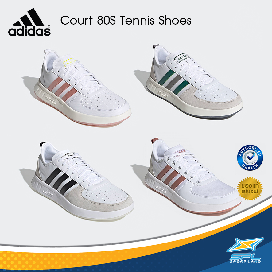 Adidas รองเท้าวิ่ง รองเท้าเทนนิส รองเท้าลำลอง รองเท้าแฟชั่น อาดิดาส Casual Court 80S Tennis Shoes (EE9663 / EE9840 / EG4349 / EG8265) [มีสี่สี] [ลิขสิทธิ์แท้] Collection