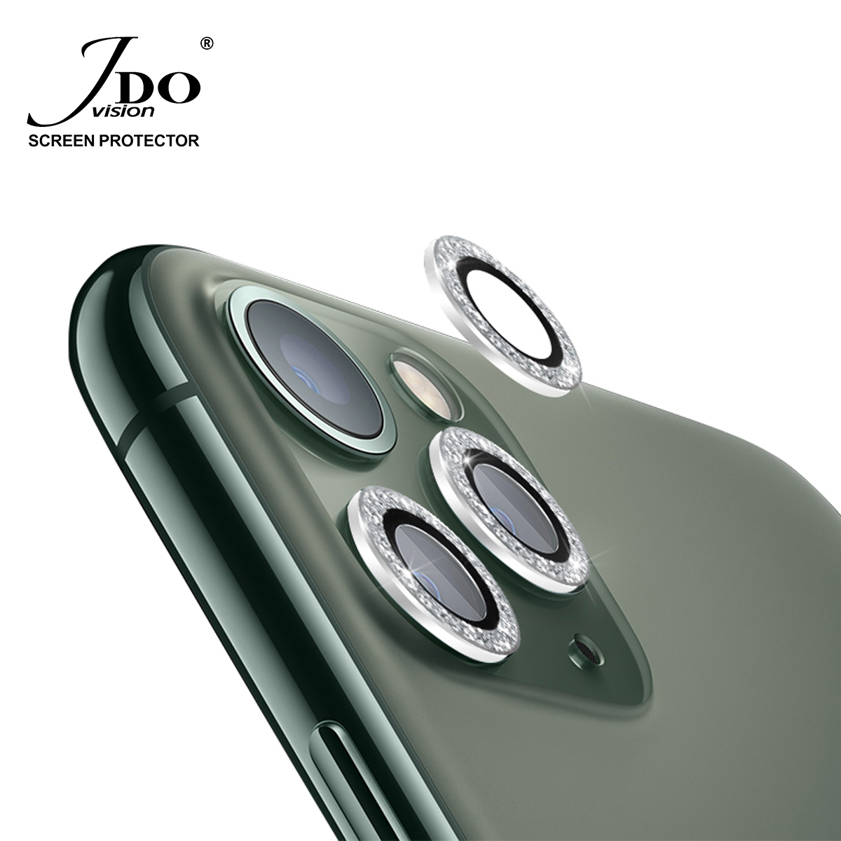 [CAMERA BROKEN DIAMOND] ฟิล์มกระจกกล้องกากเพชร วิบวับๆ iPhone11 Pro 11ProMax i12MiNi/i12 pro max Jdo Vision