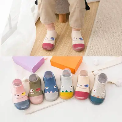 uribby Toddler Shoes Baby Fashion Shoes Girls Boys Crib Shoes Soft Sole Non-slip Waterproof Floor Shoes