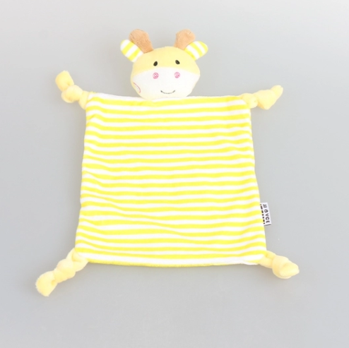 ผ้าห่มสัตว์ฝ้ายน่ารักขนาดเล็กสำหรับนอนเด็ก   Small Cute Animal Cotton Cuddle Blankets for Sleeping Baby สี แมว (Cat) สี แมว (Cat)