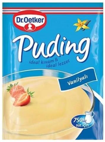 พุดดิ้ง ผงพุดดิ้ง pudding powder รส วานิลลา (Vanilla) ขนาด 125 กรัม สินค้าคุณภาพจากประเทศตุรกี