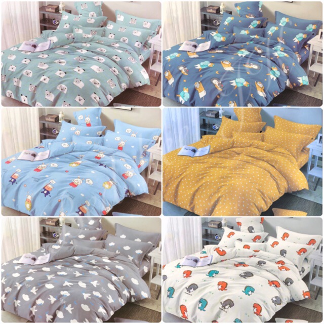 ผ้าปูที่นอนมินิมอล ผ้าปูที่นอนสีพื้น ผ้าปูที่นอนกันไรฝุ่น ผ้าปูที่นอน