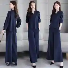 ภาพขนาดย่อของภาพหน้าปกสินค้าสไตล์เกาหลี2ชิ้นชุดสวมใส่ผู้หญิง Plus ขนาดผู้หญิงแขนสั้นเสื้อผ้าแฟชั่นผู้หญิงสวมใส่ชุด041012 จากร้าน Xingbeili  บน Lazada ภาพที่ 3