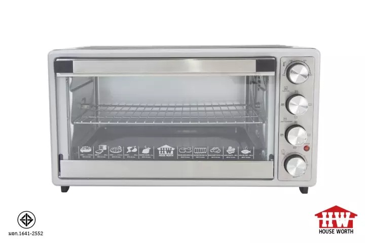 House Worth เตาอบพิชช่า เตาอบตั้งโต๊ะ oven electric รุ่น HW-8089 ความจุ 42 ลิตร ส่งฟรี มีการรับประกัน 1 ปี เก็บเงินปลายทาง