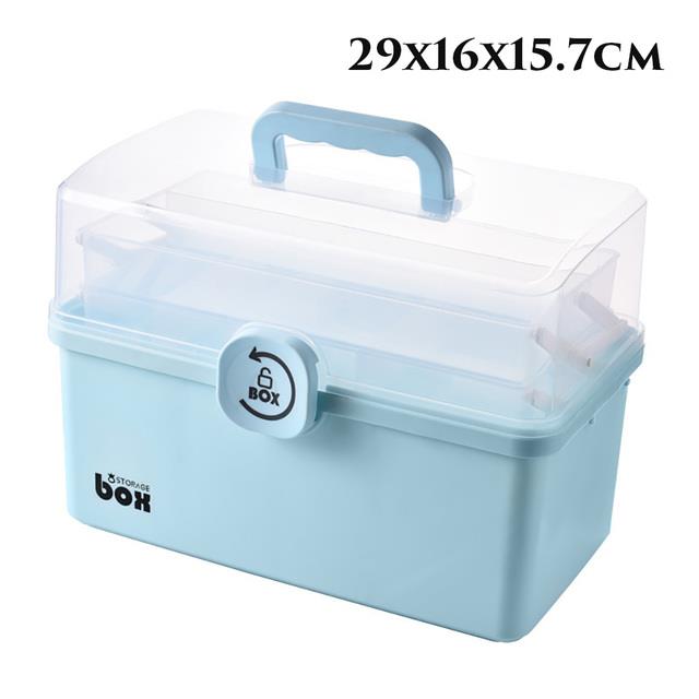 Organizer Medicine Box Portable Medical Kits Drug Multi-Layer Storage First  Aid Kit Drawer Box Portable Plastic