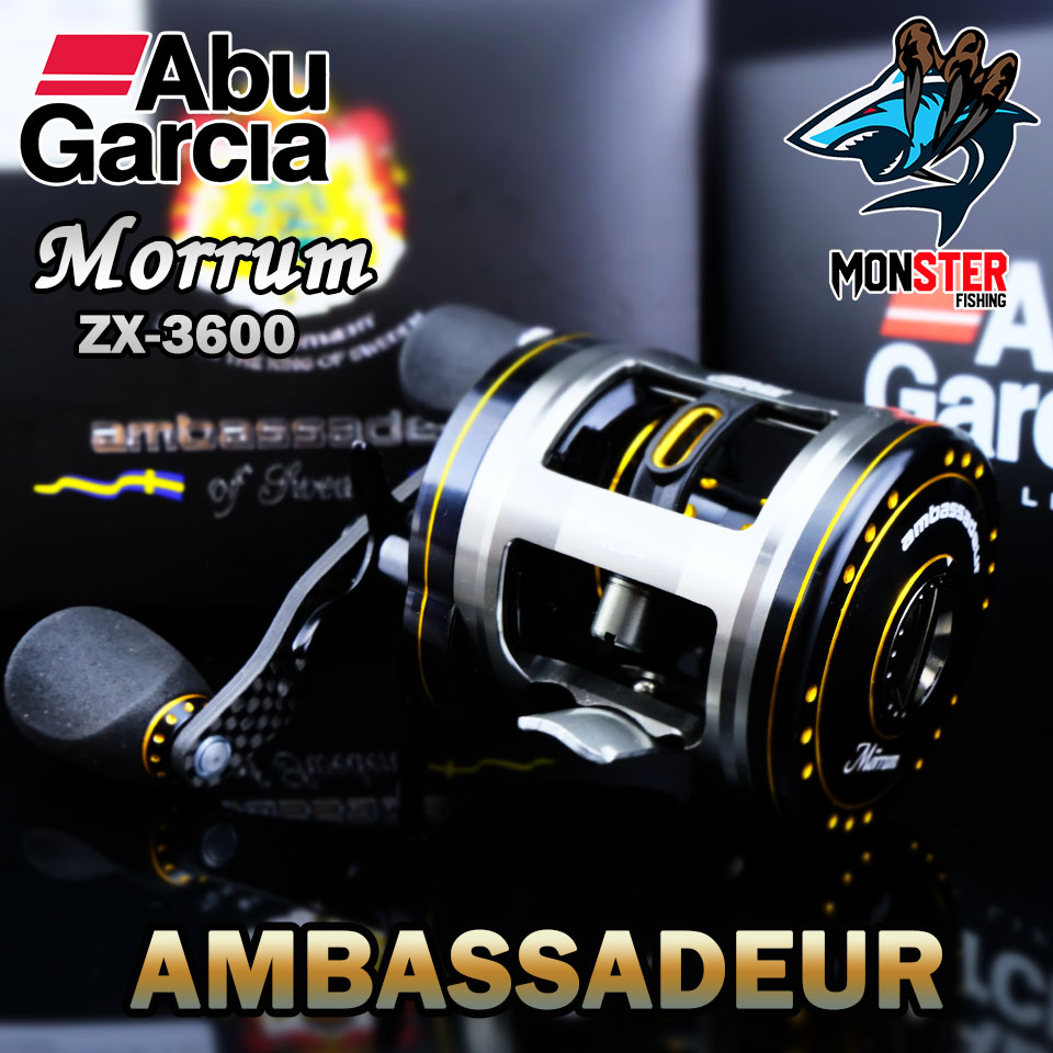 Moulinet Abu Garcia Ambassadeur Morrum SX360IC – Ratio 6.3:1, Récupération Gauche, Occasion
