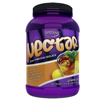 Syntrax Nectar Whey Protein Isolate Lemon Tea Flavors 907 g.