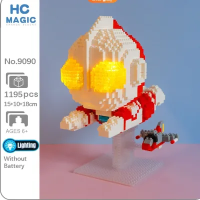 HC Magic 9090 Ultraman Flying Nano Building Block Set 1195 Pieces