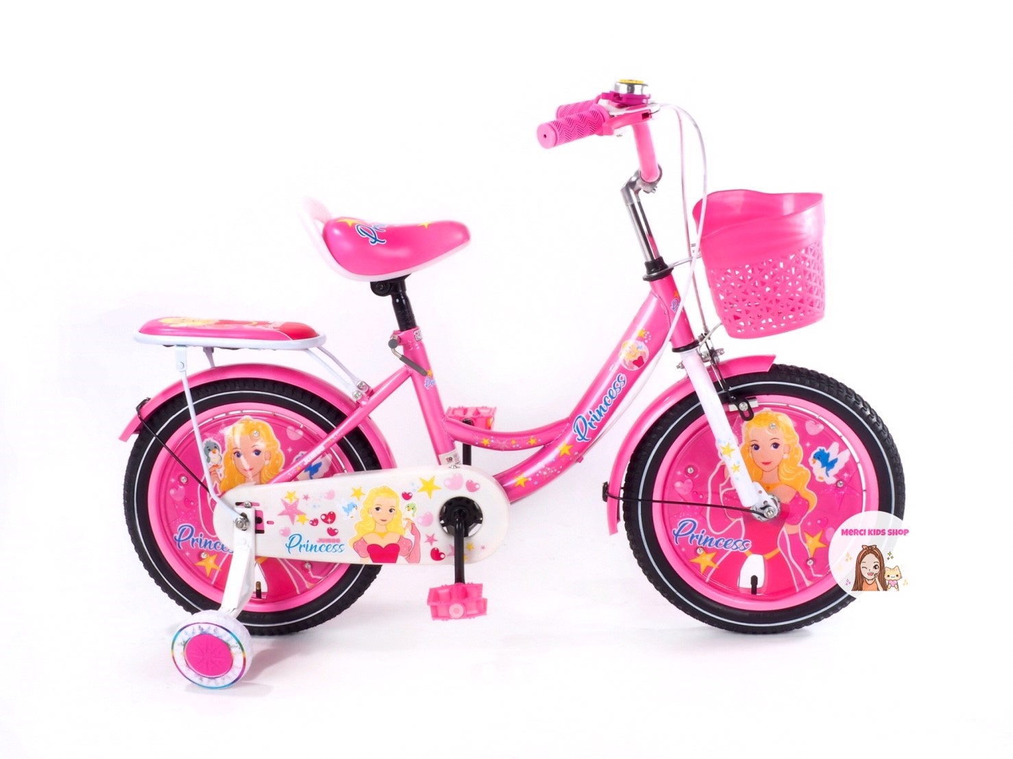 จักรยานเด็ก 16นิ้ว เจ้าหญิง รถจักรยานเจ้าหญิง จักรยานเจ้าหญิง สวยๆ น่ารักๆ รถจักรยานเด็ก Jumbo-2122