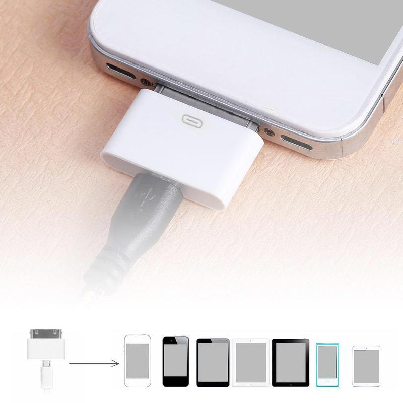 For iPhone4 4S iPad2 3 iPad Touch4 3 8pin Female To 30pin Male Adapter Converter