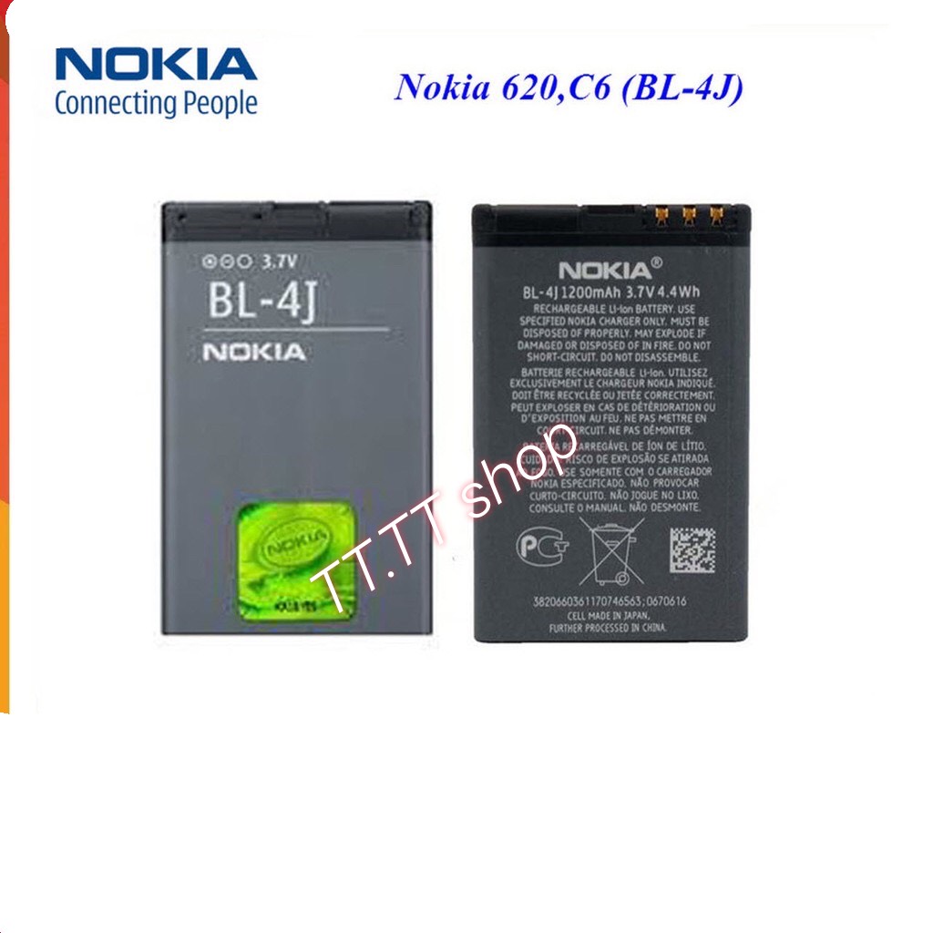 แบตเตอรี่ เดิม Nokia 620 /  C6-00 / Touch 3G / 620 Lumia BL-4J 1200mAh