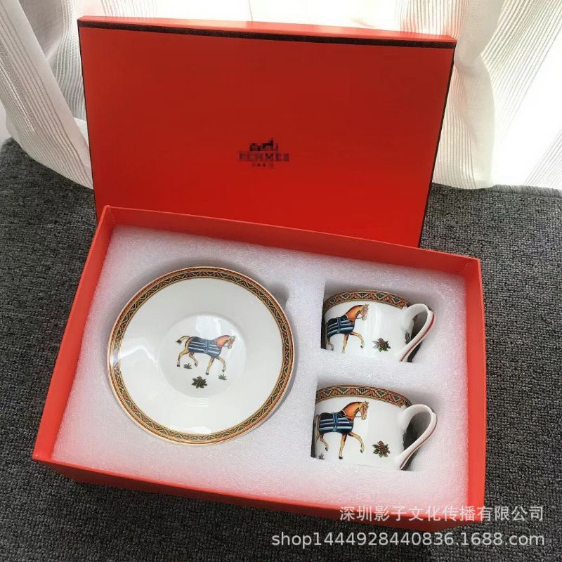 😍โปรว้าว😍 ชุดแก้วกาแฟ Hermes พร้อมส่ง!! เก็บเงินปลายทาง | Lazada.co.th