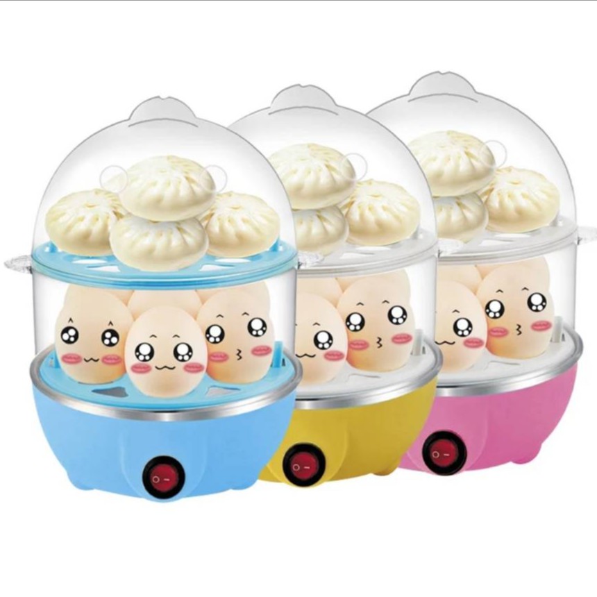 มาใหม่จ้า เครื่องต้มไข่ เครื่องนึ่งไข่อเนกประสงค์ Boiled Eggs Cooker