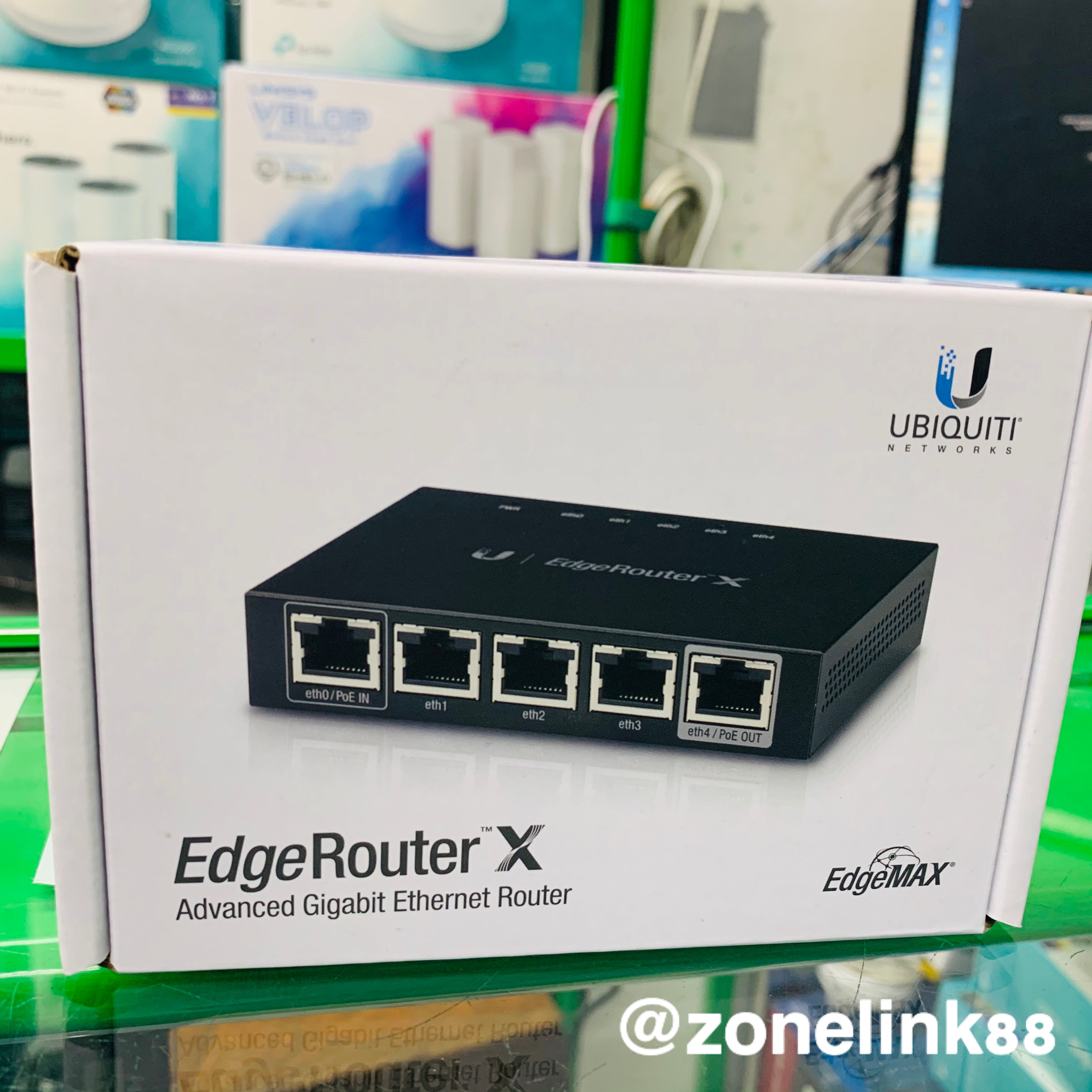 Ubiquiti EdgeRouter X (ERX) Advanced Gigabit Router 2 Wan, 5