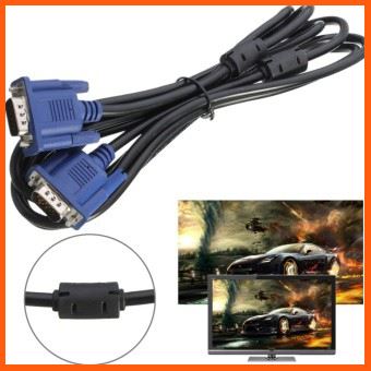 Best Quality สายต่อจอ VGA Monitor สายต่อจอคอมพิวเตอร์ VGA MaleTo Male 15pin 1.5M อุปกรณ์คอมพิวเตอร์ Computer equipment สายusb สายชาร์ด อุปกรณ์เชื่อมต่อ hdmi Hdmi connector อุปกรณ์อิเล็กทรอนิกส์ Electronic device