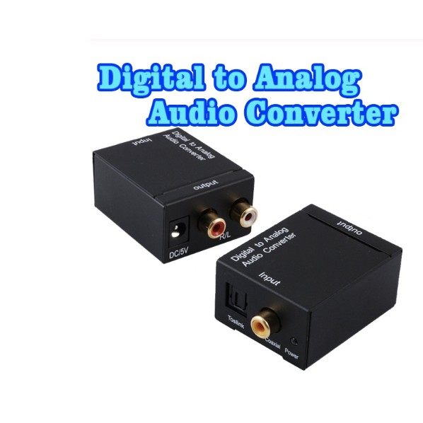 ลดราคา Digital Optical Coaxial Toslinkอะแดปเตอร์แปลงเสียงอะแดปเตอร์RCA Digital To Analog Audio Converter Adapter #สินค้าเพิ่มเติม แดปเตอร์ สายแปลงสายไฟ PCS Gold HDMI Extender