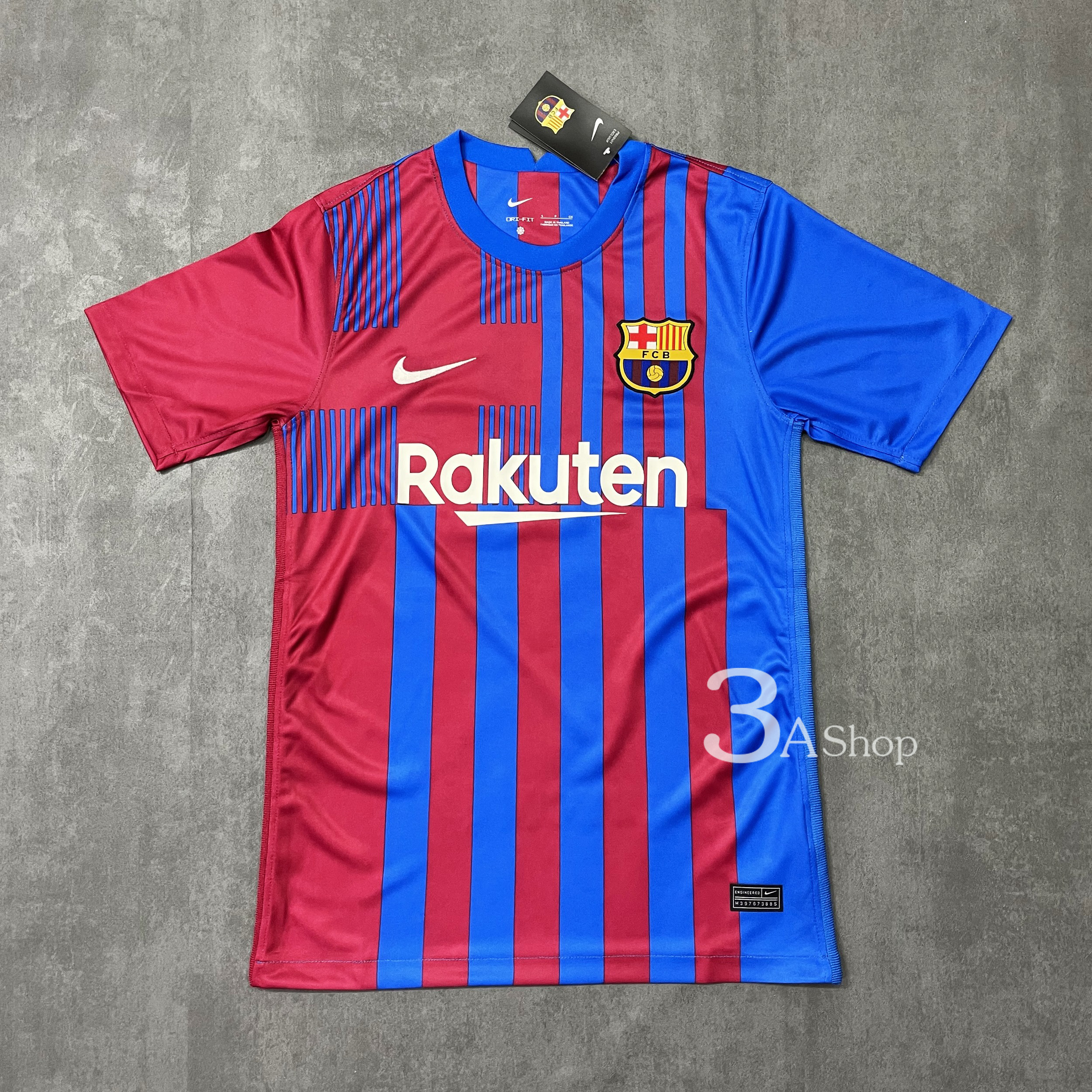 New Barcelona 21/22 HOME FOOTBALL SHIRT SOCCER JERSEY เสื้อบอล เสื้อฟุตบอลชาย เสื้อบอลชาย เสื้อกีฬาชาย2021 เสื้อทีมบาซ่า ใหม่ ปี21/22 เกรด 3A