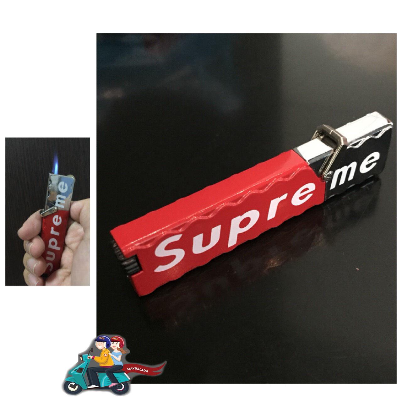 Supreme ไฟแช็กฟรีแก๊สกระป๋อง