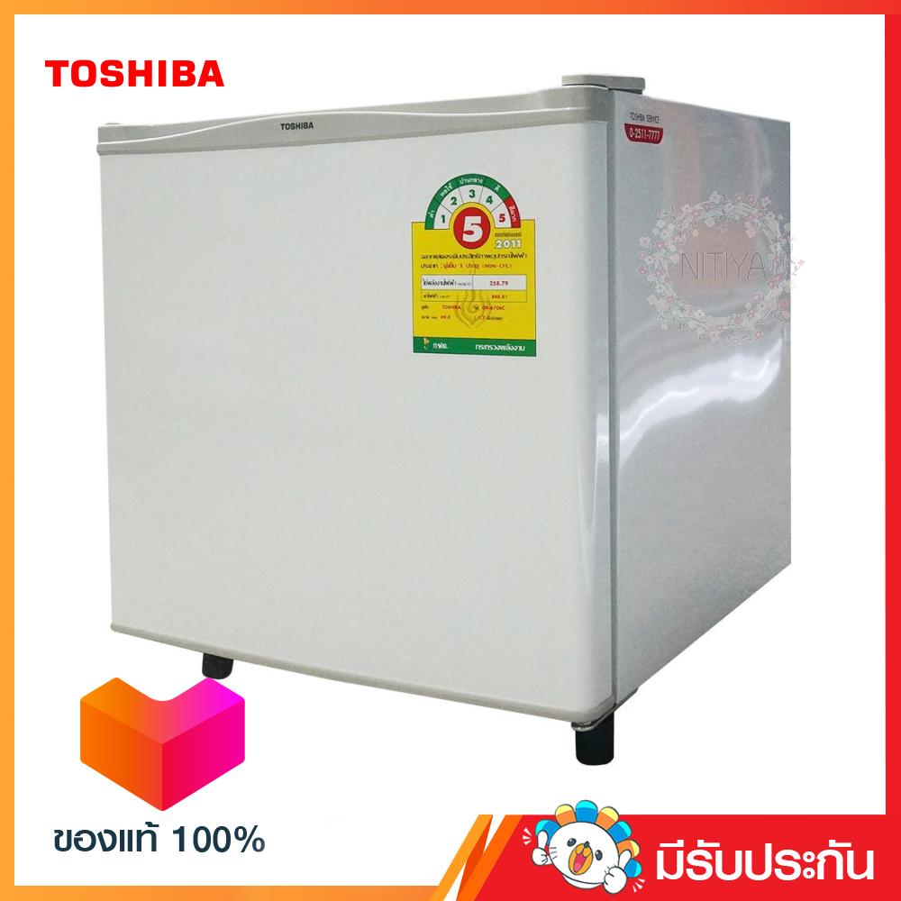 TOSHIBA ตู้เย็นมินิบาร์ 1ประตู 1.7 คิว สีขาว รุ่น GR-A706C NW