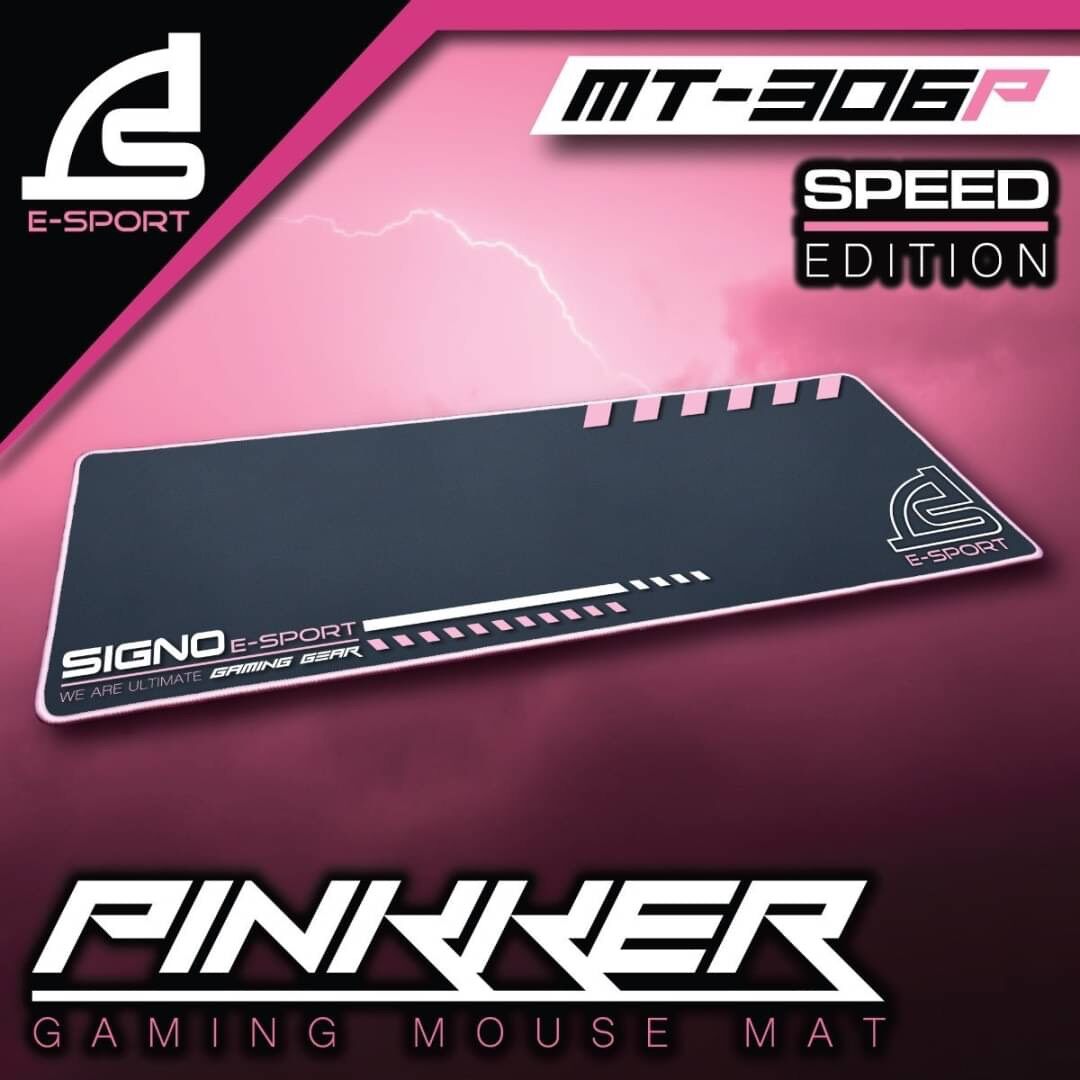 แผ่นรองเม้าส์ Signo MT-306P Pinkker Gaming Mouse Mat