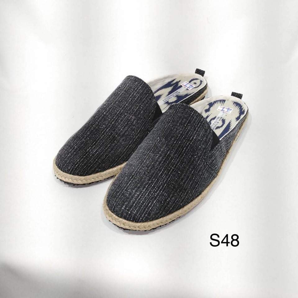 ใหม่ รองเท้าเอสปาดริล รองเท้าผ้าใบแฮนด์เมด อินดี้ วินเทจ แบบสลิปเปอร์