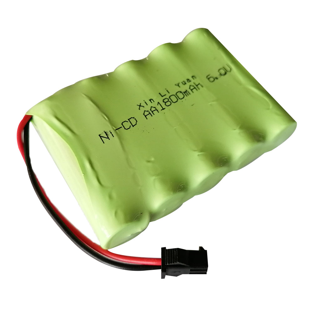 Rctoystory แบตเตอรี่ รถบังคับ Ni-CD  6V 1800 mAh 2 สาย แบต แบตรถบังคับ