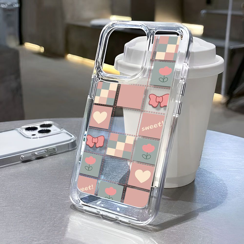 For IPhone 14 Pro Max IPhone Pink Bow Case TPU Soft Case Shockproof Protection Camera Compatible for 13 Pro Max 11