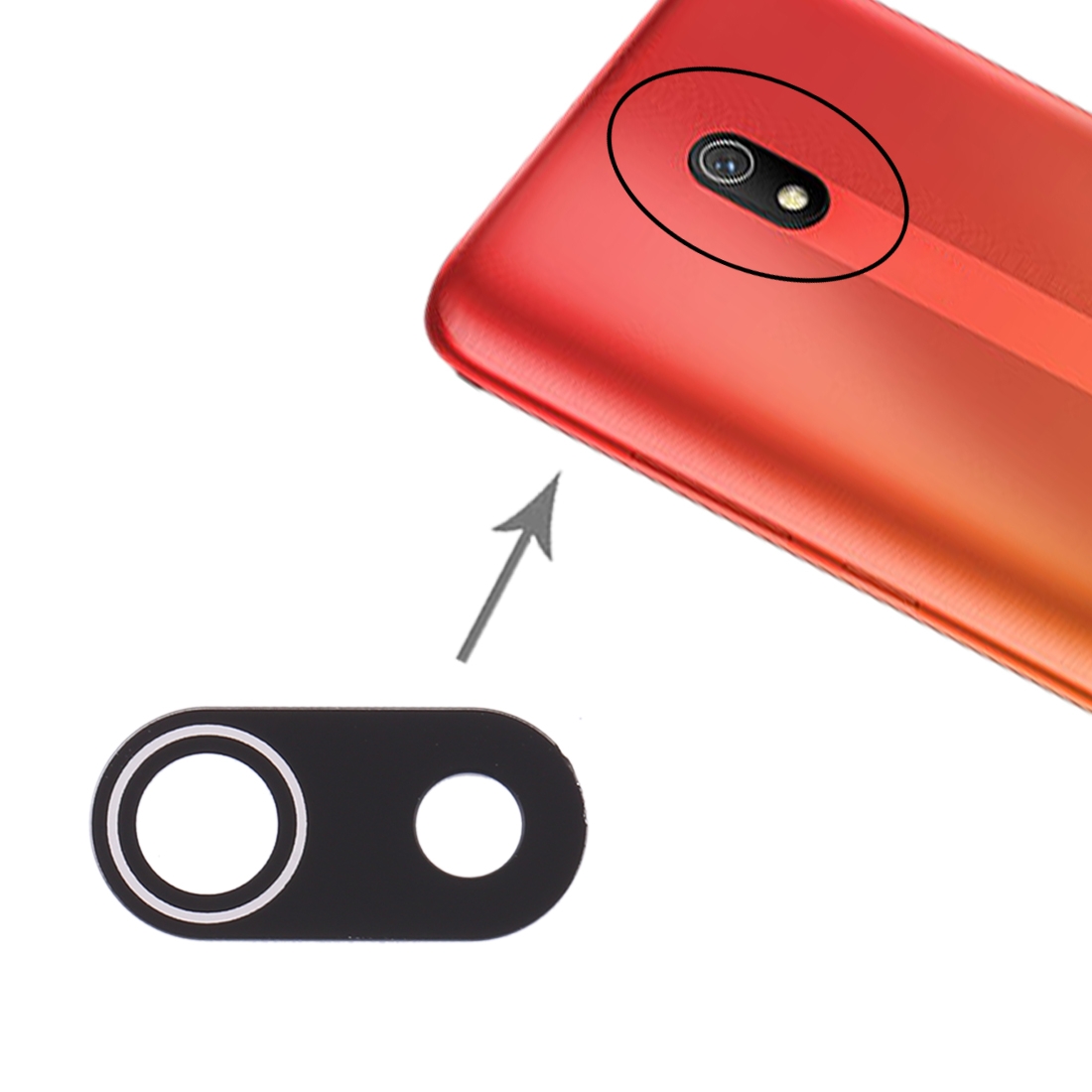 【AboutCellphone】[Hàng Có Sẵn] 10 Ống Kính Camera Sau Cho Xiaomi Redmi 8A