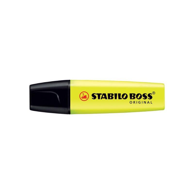 Electro48 STABILO BOSS Original ปากกาเน้นข้อความ สีเหลือง 70/24