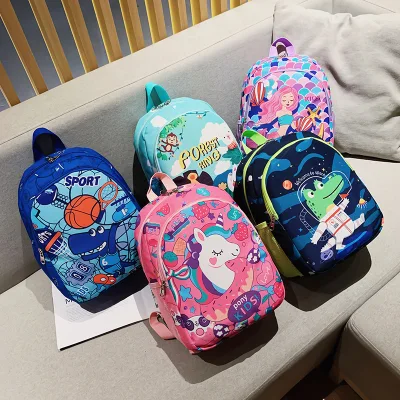 Zhihuida Children Toddler Girl Boy Preschool Backpacks Cartoon Unicorn Pattern Kids School Travel Bags
