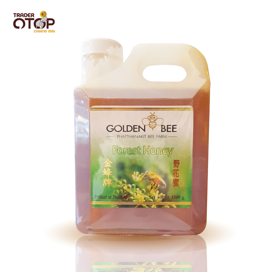 Forest Honey 1,500 g. น้ำผึ้ง ดอกไม้ป่า นานาพันธุ์ แท้ จากธรรมชาติ บริสุทธิ์ 100%