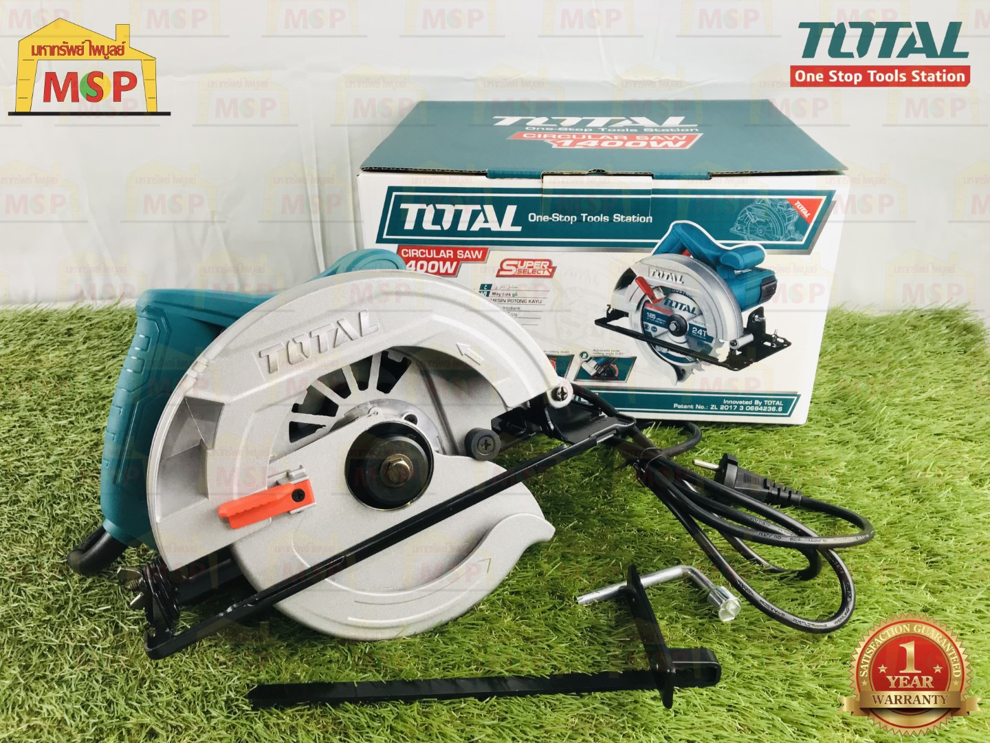 TOTAL เลื่อยวงเดือน 7.1/4 นิ้ว 1400 วัตต์ รุ่น TS11418526 (Circular Saw