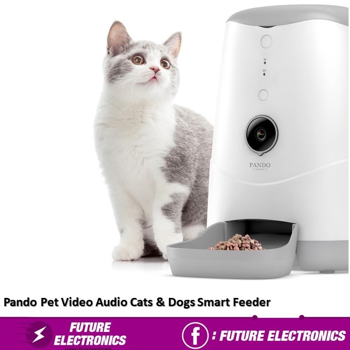Pando Pet Video Audio Cats & Dogs Smart Feeder เครื่องให้อาหารอัตโนมัติ มีกล้องวีดีโอควบคุมด้วยมือถือ