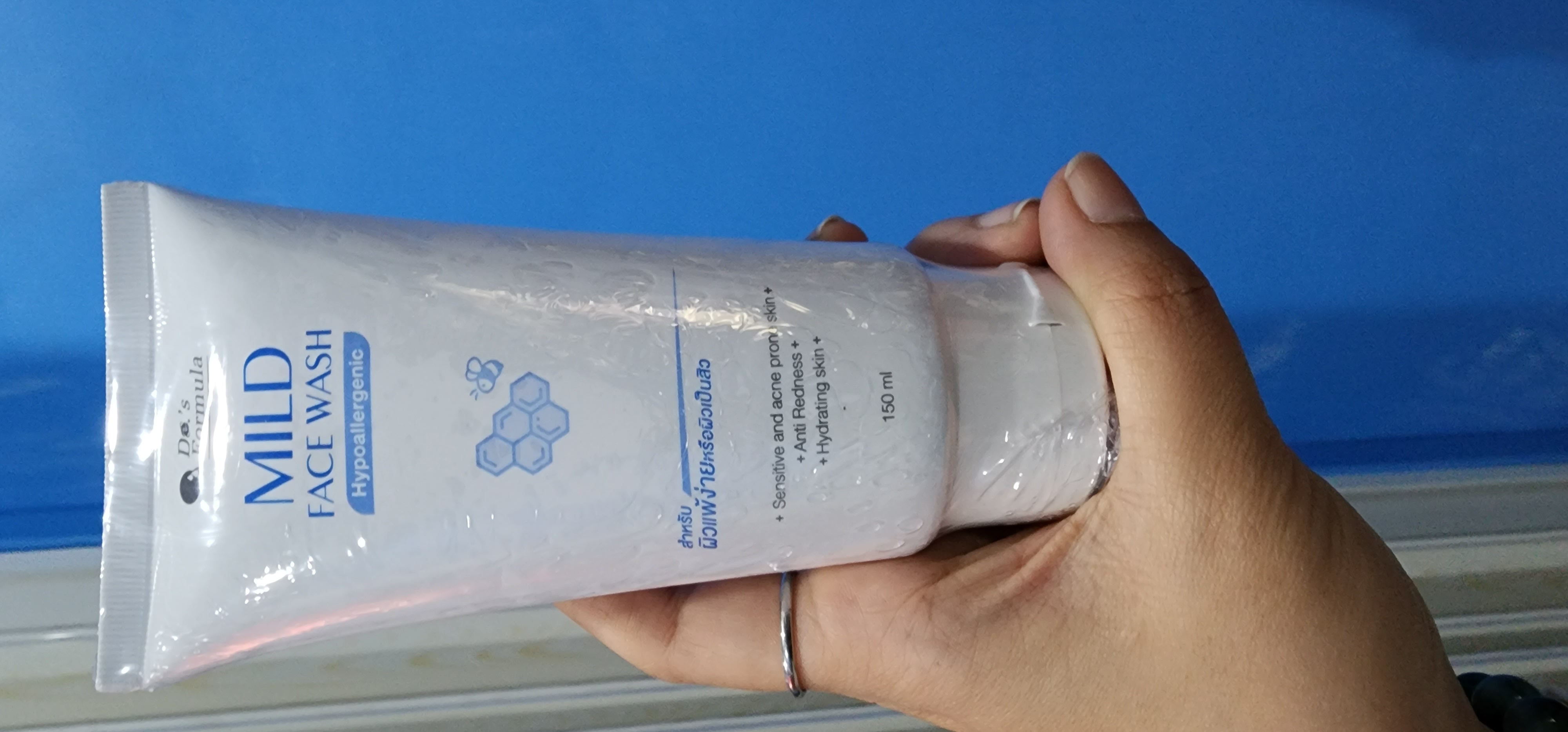 Mild Face Wash 150ml. เจลล้างหน้าสูตรออร์แกนิค ผิวแพ้ง่ายและเป็นสิว 📍