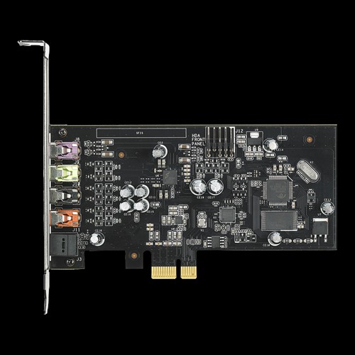 ASUS Xonar SE 5.1 PCIe gaming sound card with 192kHz/24-bit hi-res audio and 116dB SNR