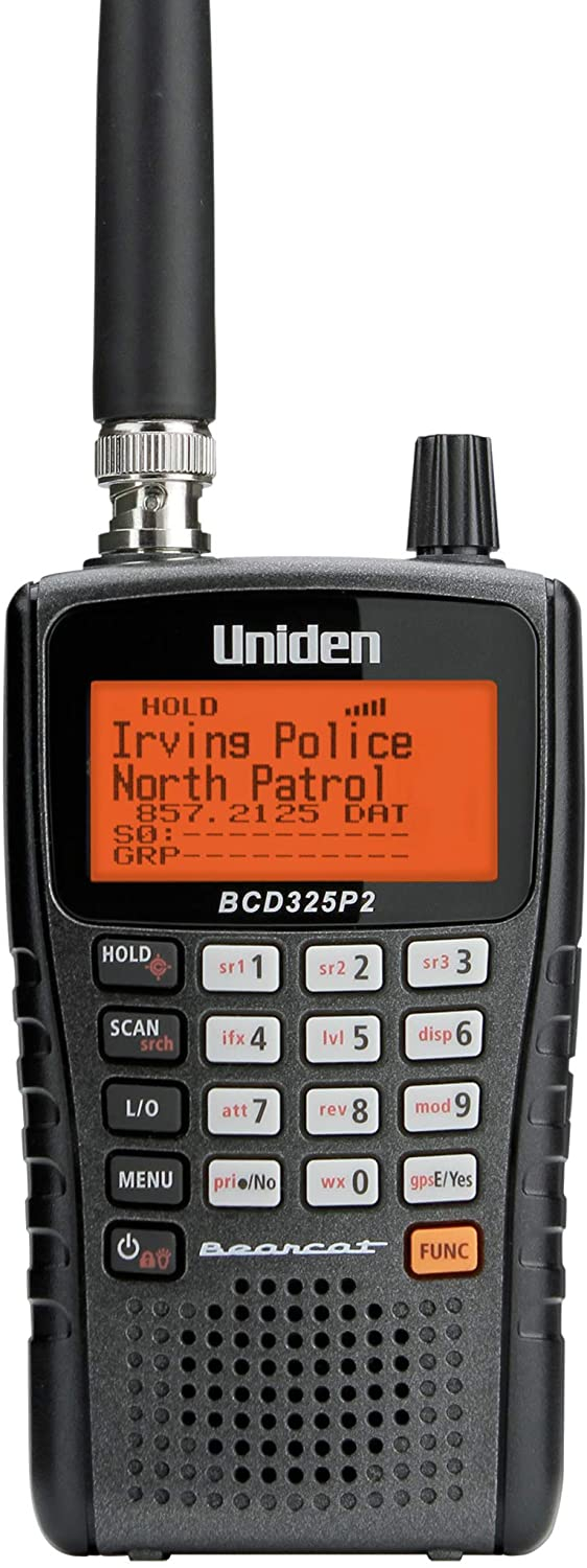Uniden BCD325P2 Handheld TrunkTracker V Scanner. 25,000 Dynamically