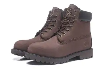 Men Leather Ankle Boots Non-slip Hiking 