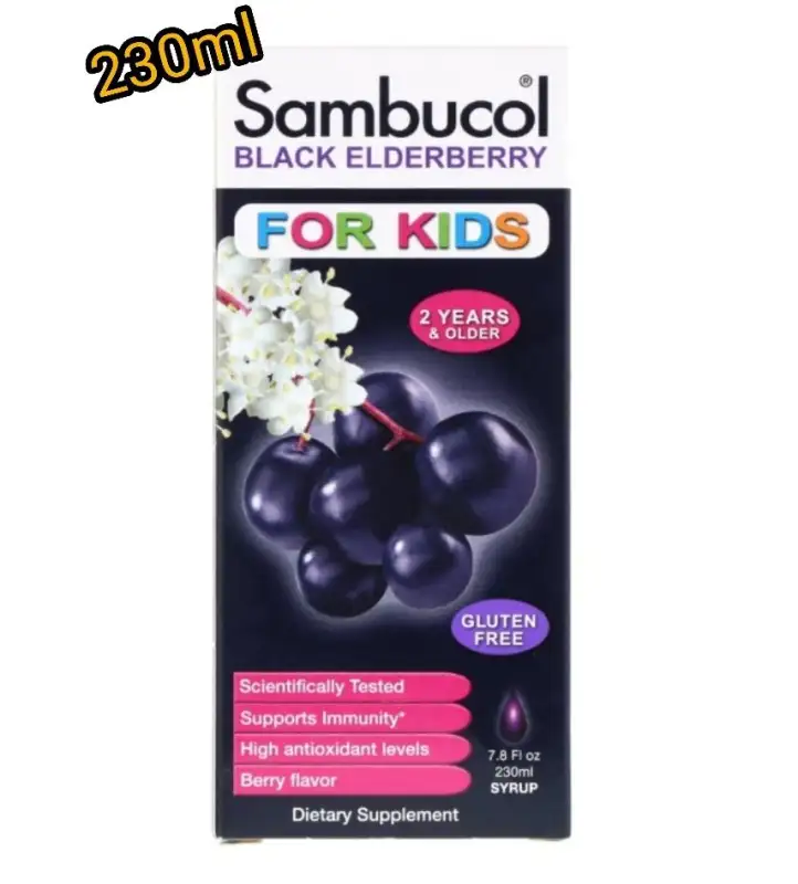 ภาพสินค้า230ml Sambucol, Black Elderberry Syrup, For Kids, Berry Flavor จากร้าน All about anti-aging บน Lazada ภาพที่ 3