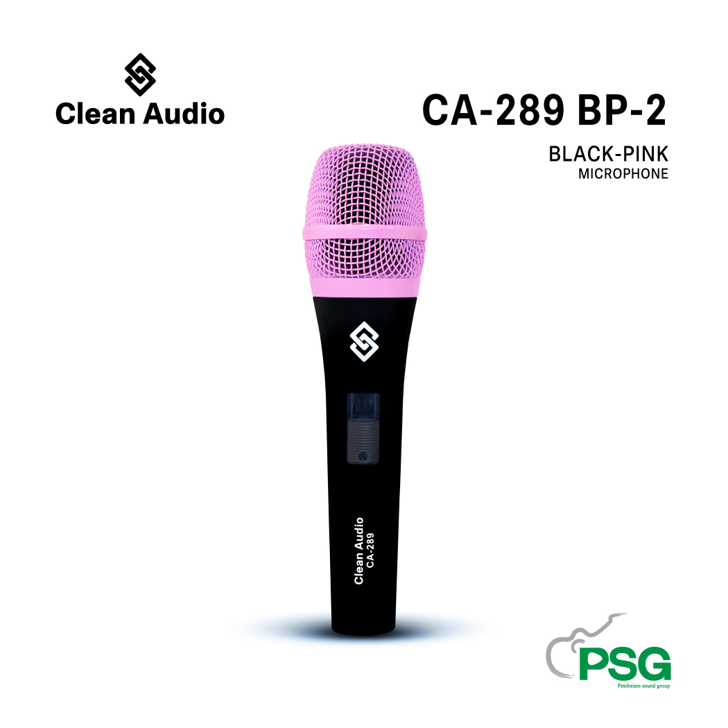 CLEAN AUDIO : CA-289-BP-2 Dynamic Microphone-BLACK&PINK | Lazada.co.th