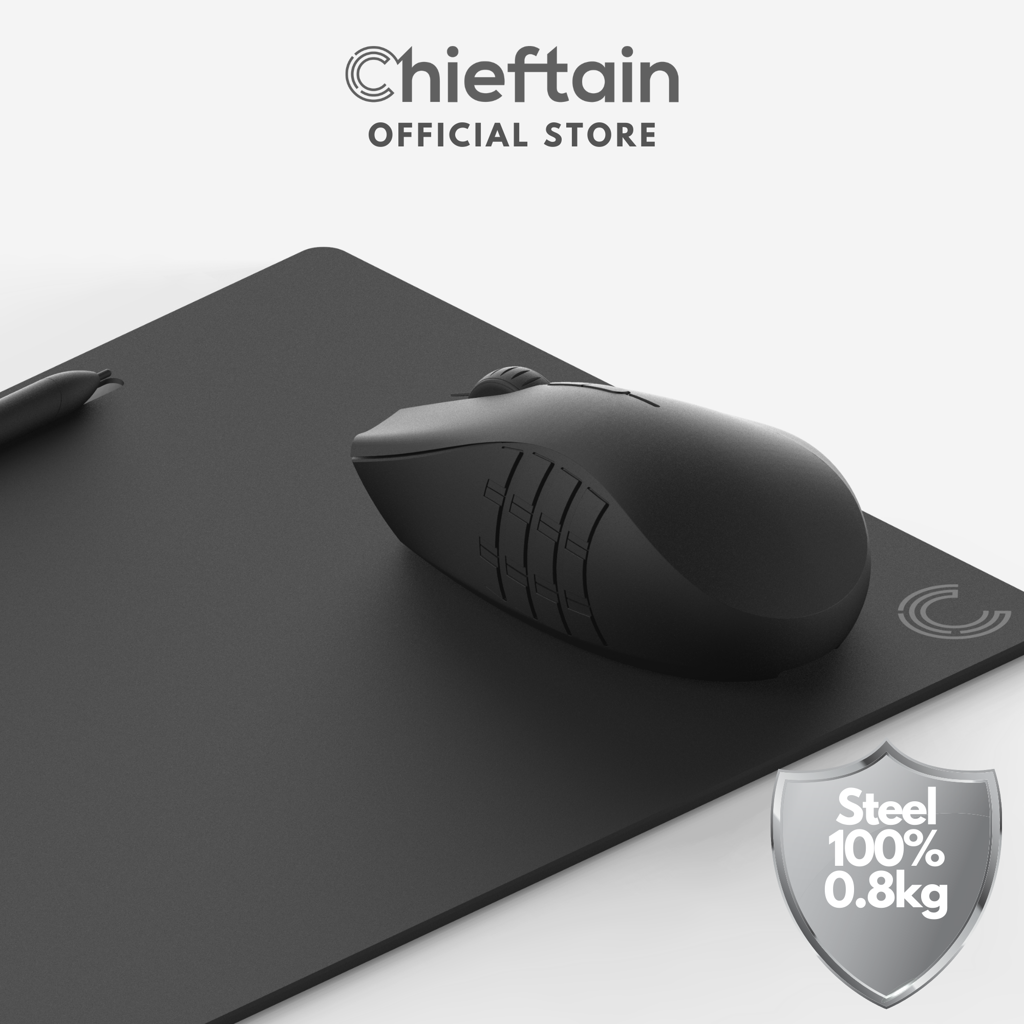 Chieftain Premium Steel Surface Mouse Pad 220x280x4mm