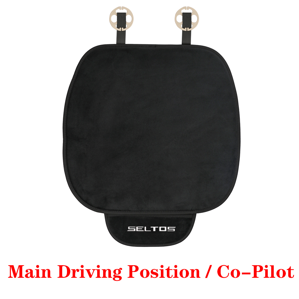 1 Pc Car Plush Warm Seat Cushion Cover Seat Pad Mat For Kia Seltos