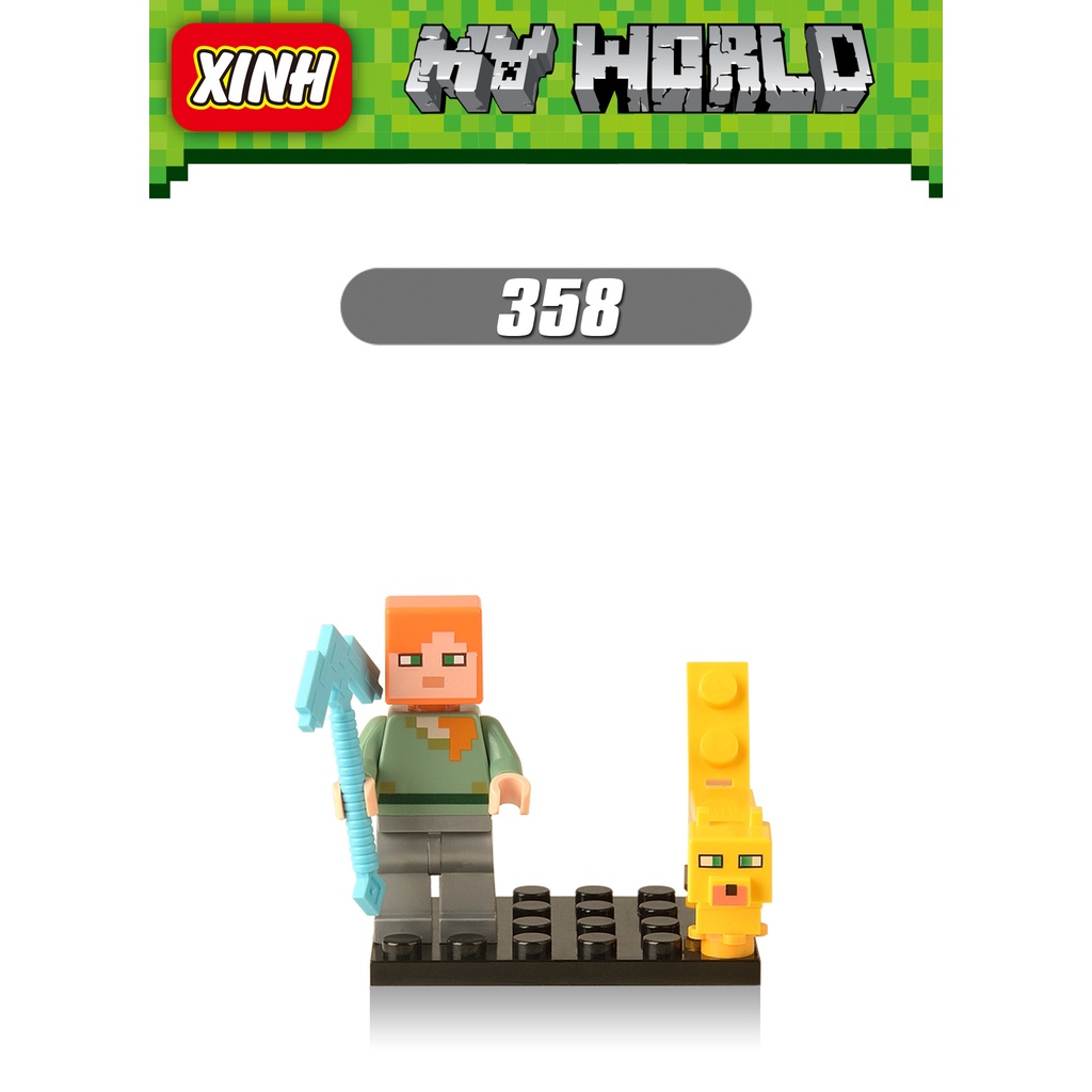【chất lượng cao】Đồ chơi lego Minecraft mini cho trẻ em