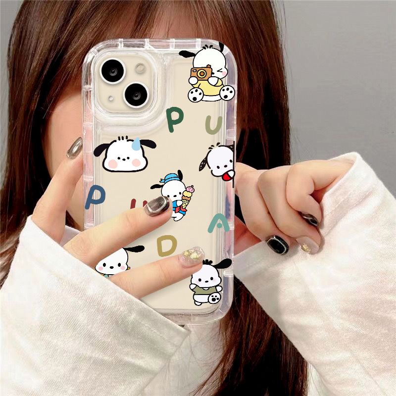 Ốp Điện Thoại Silicon TPU Mềm Trong Suốt Chống Sốc Dễ Thương Cho IPhone 14 13 12 11 Pro Max XS XR X 8 7 6S Plus SE 2020