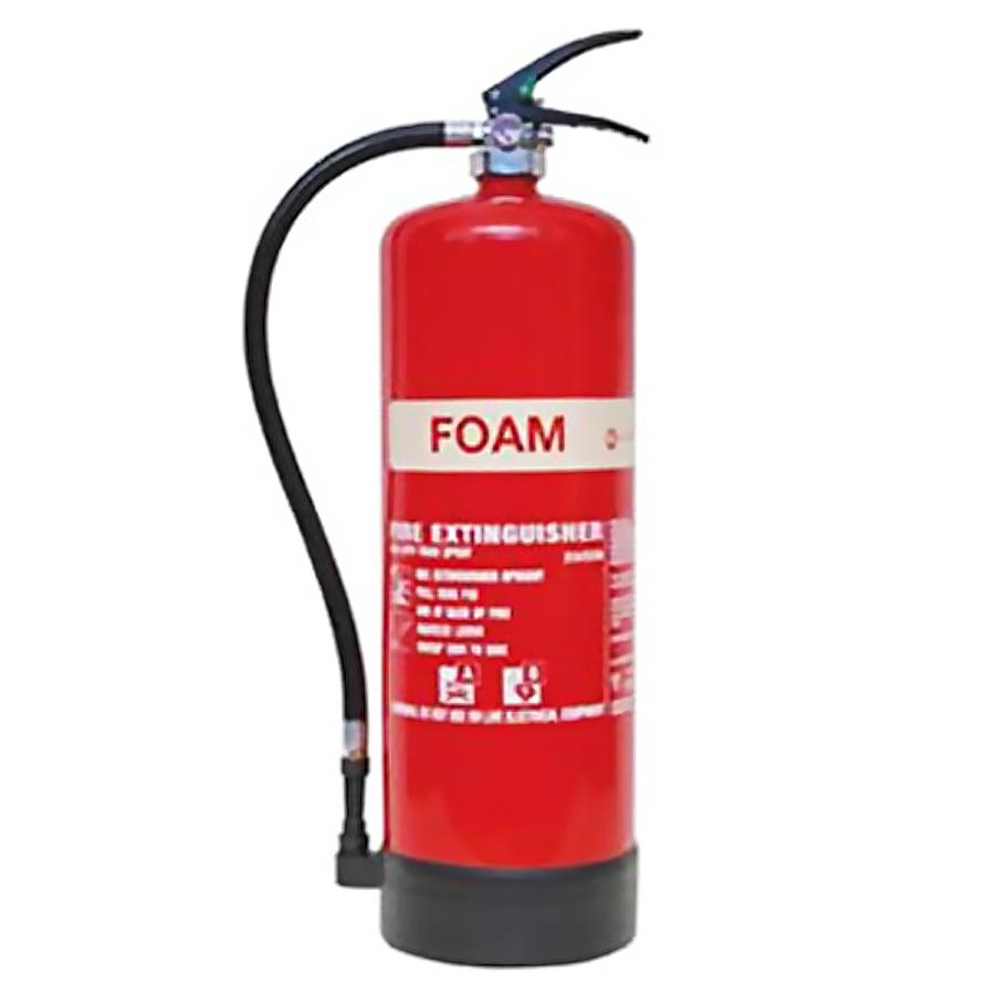 ถัง ดับ เพลิง โฟมถังแดง ขนาด 20 ปอนด์ หัวฉีดโฟม มาตรวัดจีน Premix Foam (AFFF)