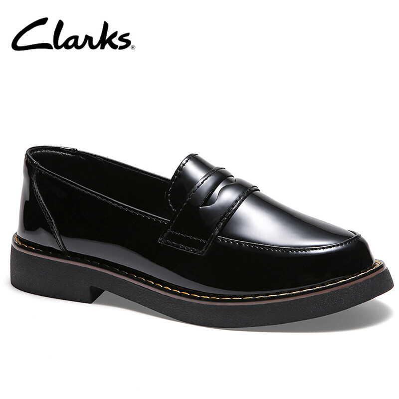 Giày Lười Da Nữ Clarks_ - Pure Block