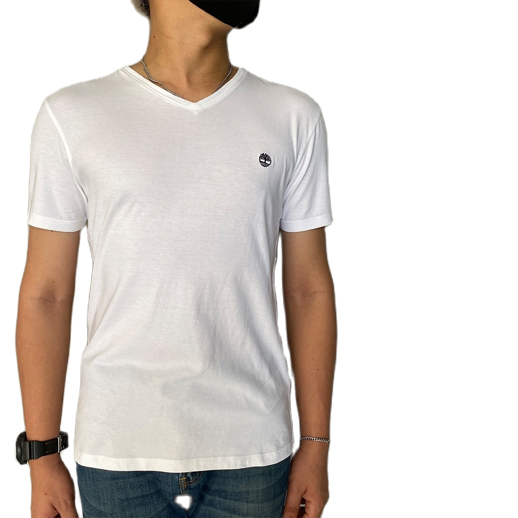 Timberland Men’s T-Shirt (TS20A2B6N-100) สี 100 - ขาว ขนาด Int S สี 100 - ขาวขนาด Int S