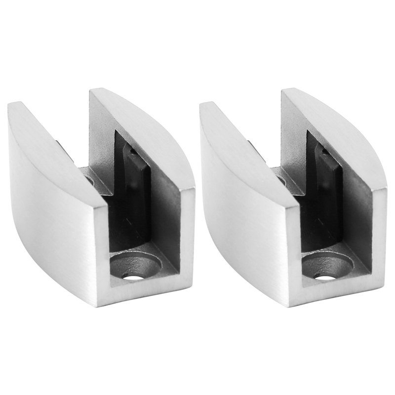 2PCS Floor Guide Glass Sliding Door Stainless Steel Floor Guide for